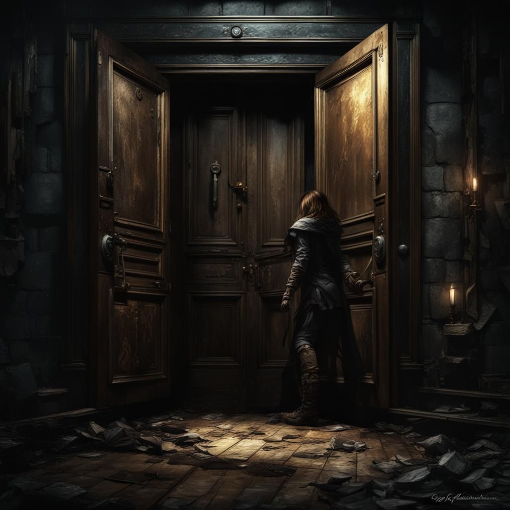 Dark Fantasy Landscape in Hyperdetailed Style