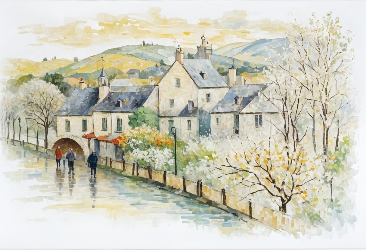 Textured Oil Painting in Expressionist Style