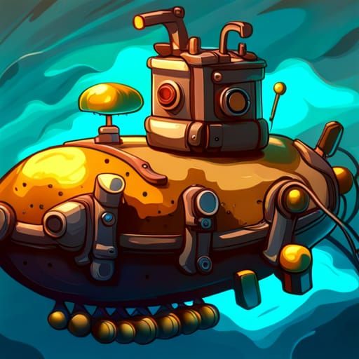 Sandwich Submarine: Award-Winning Digital Art