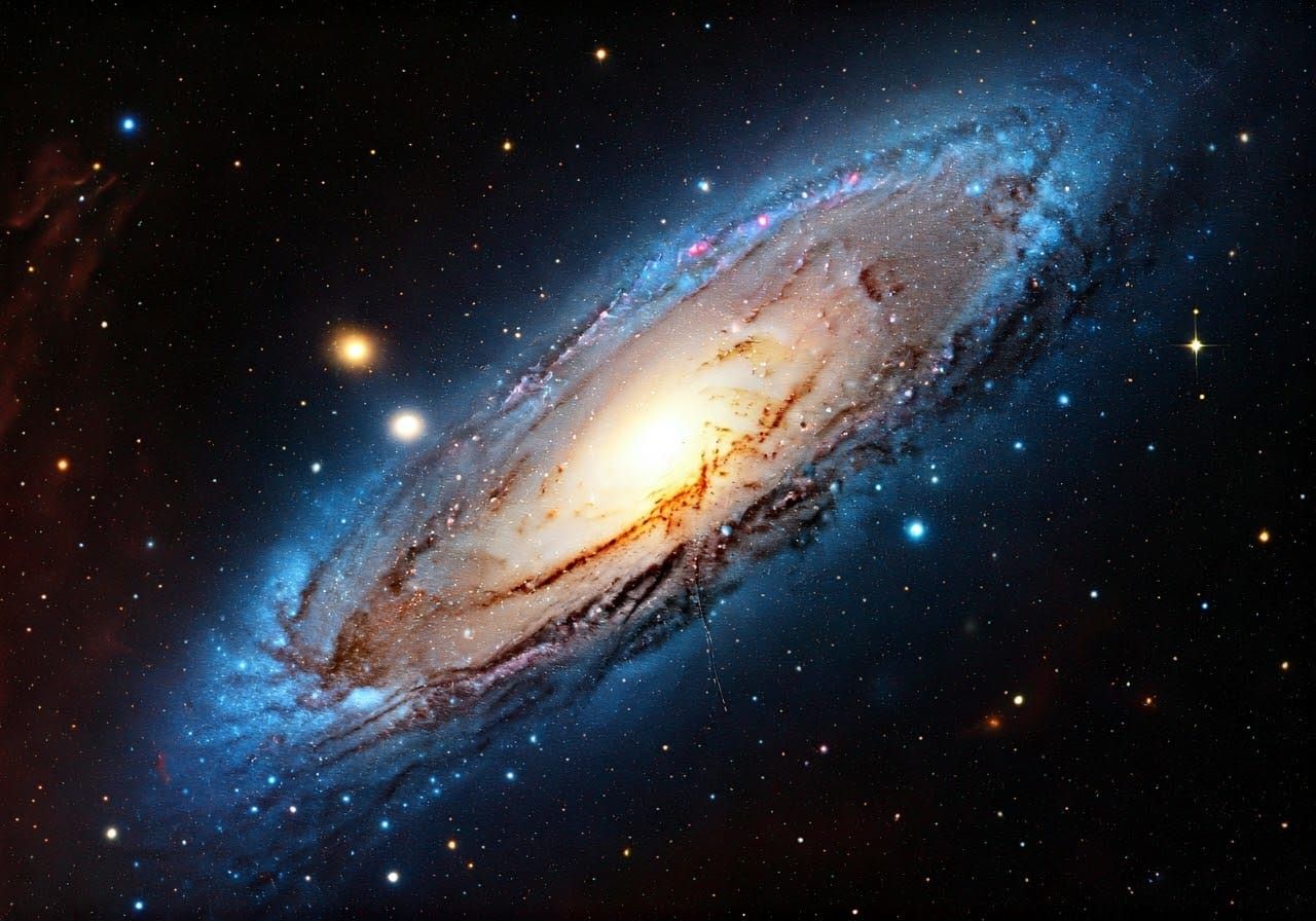 Cosmic Symphony: Galaxies Form Musical Notes