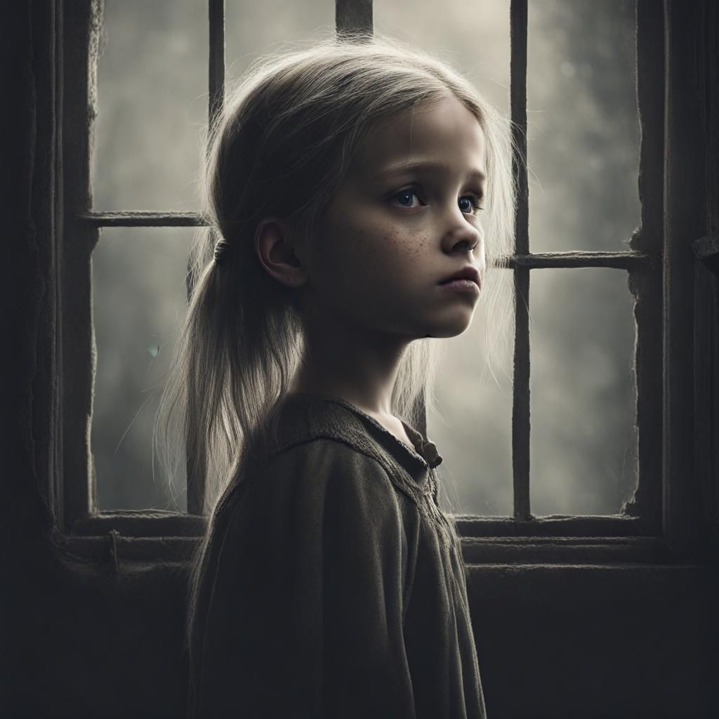 Brave Young Girl Confronts Horror