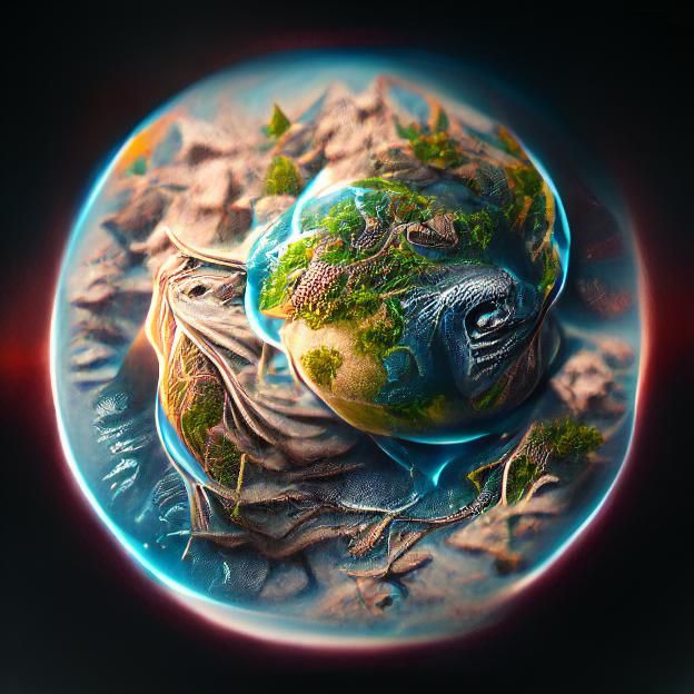 Spectacular 8K 3D Render of Planet Earth