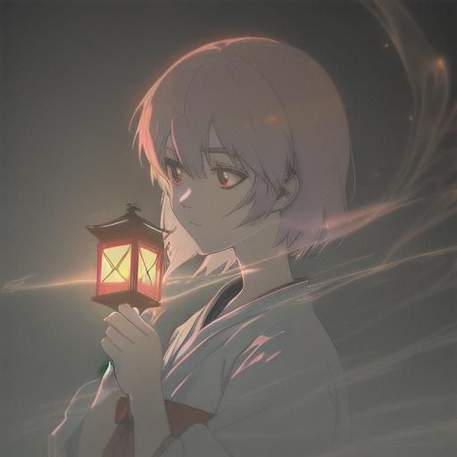 Rei Ayanami in Kyonshi Outfit: Eisner-Inspired Anime