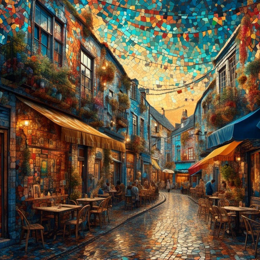 Cafés of Galway, Eire.