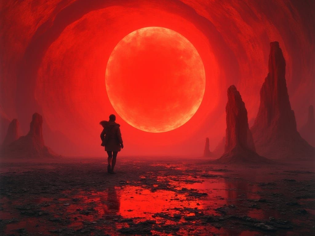 Alien Wanderer Finds Mysterious Circle