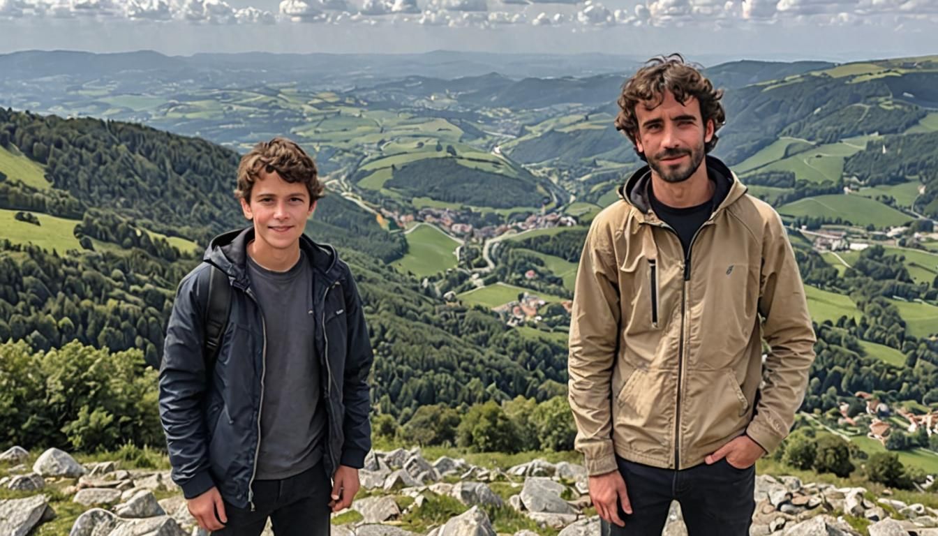 Archangels Descending to Earth Above Petra