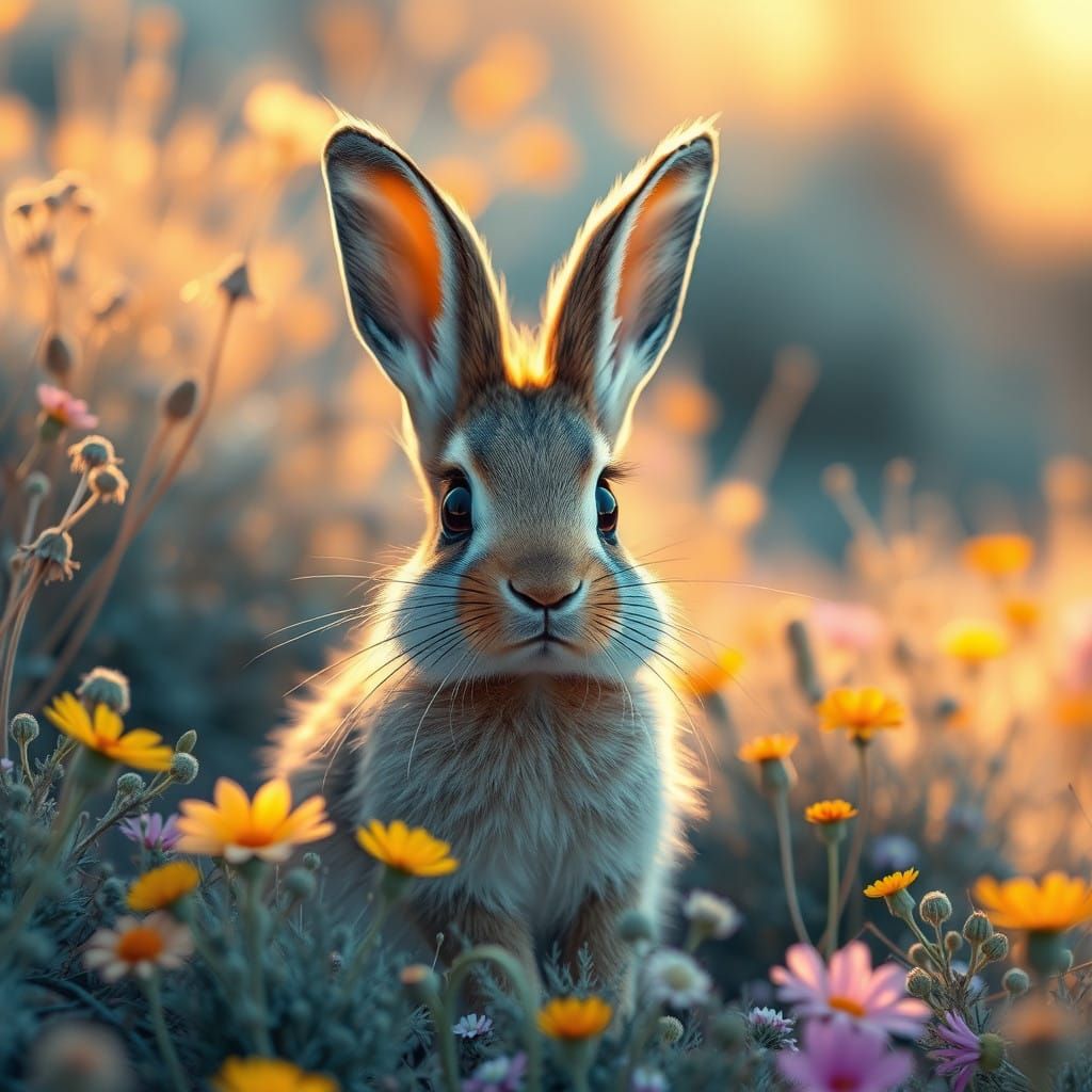 Whimsical Desert Oasis in Vibrant Fantasy Style