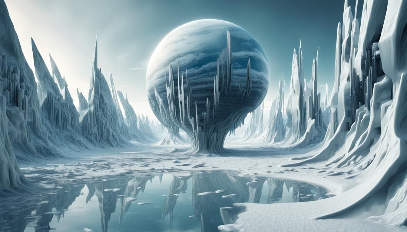 Futuristic Alien Iced World: Technological Breakdown