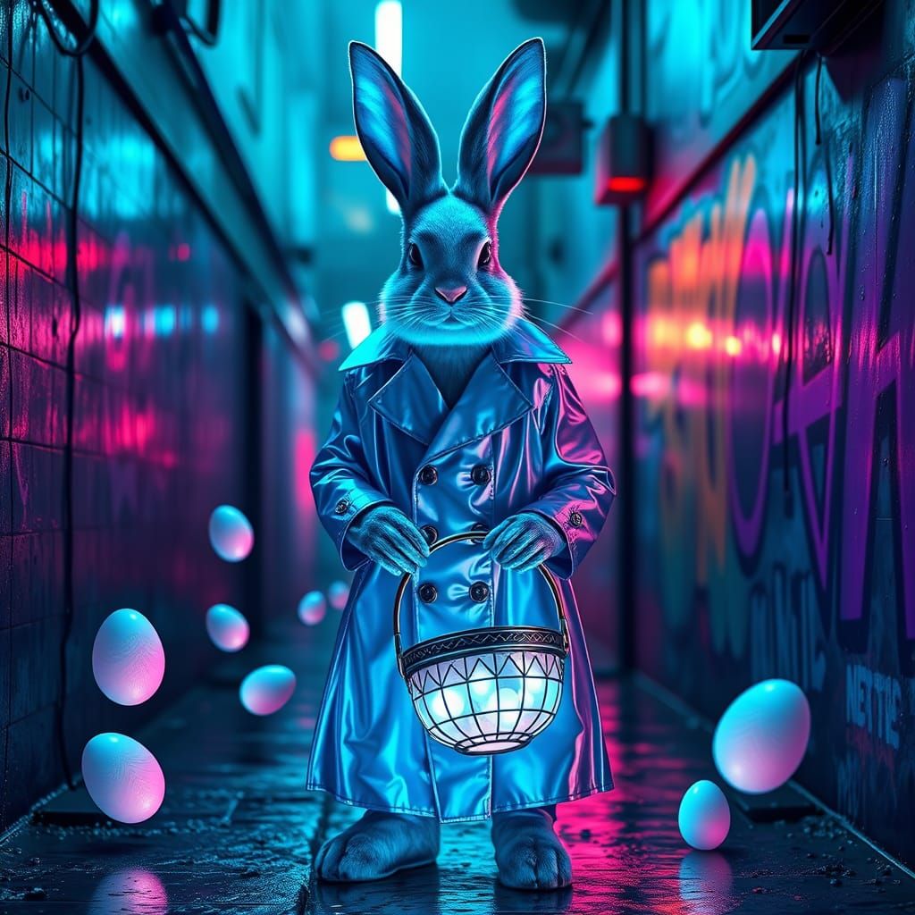 Easter Bunny late again