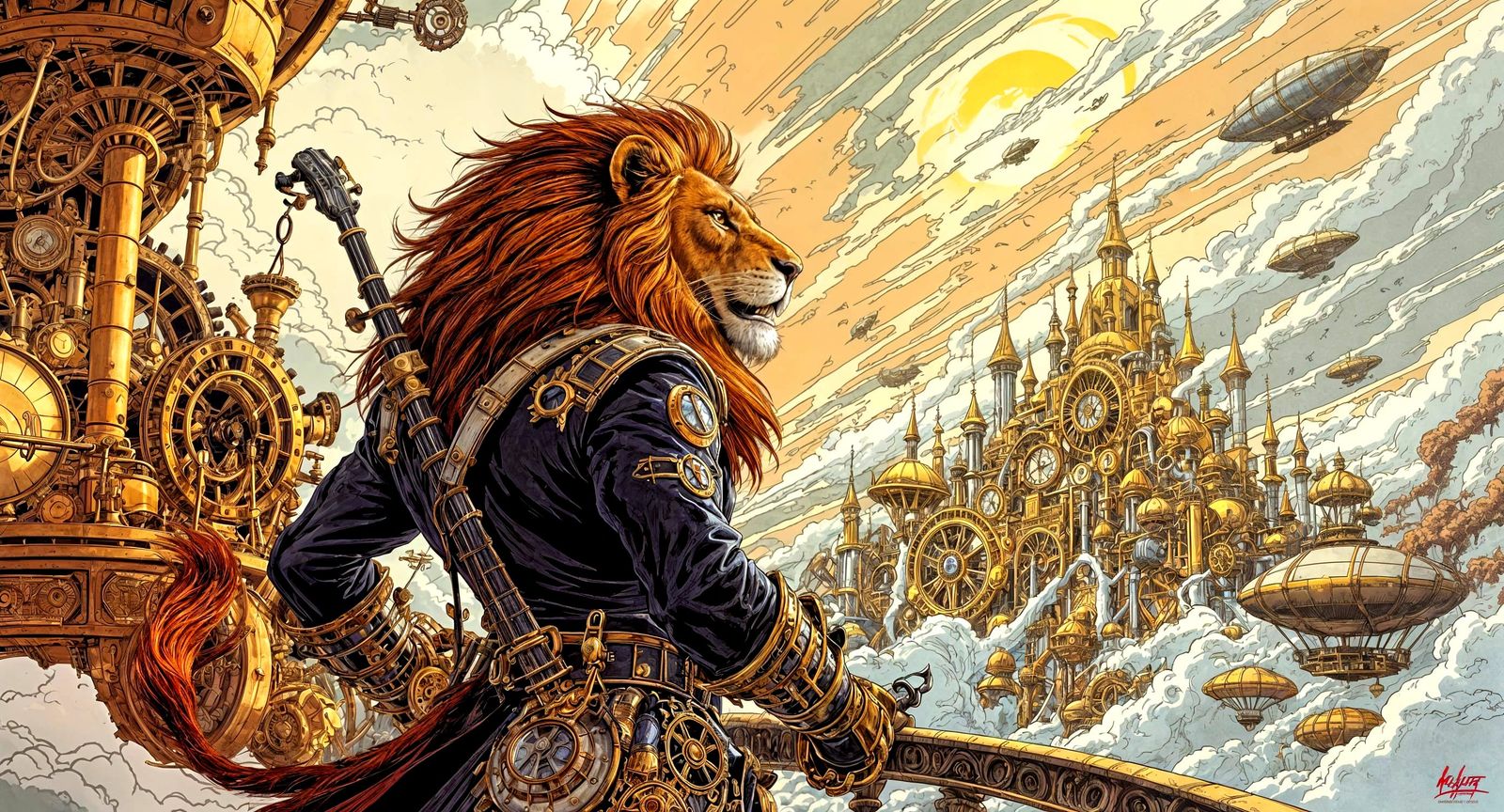 Baron Leo growled low and menacingly as he stared at Empress...