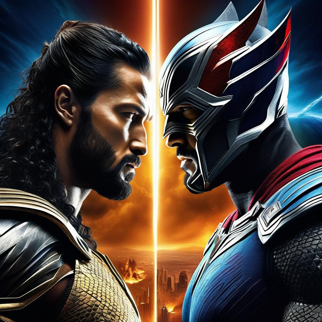 Intense Digital Artwork Exploring the Concept of Duality