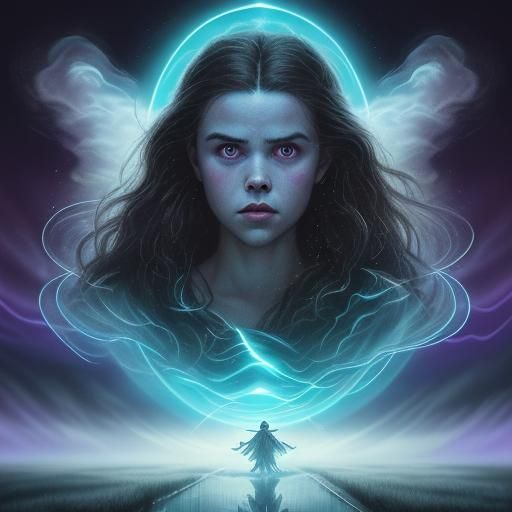 1980s Horror Family Photo Gouache Painting