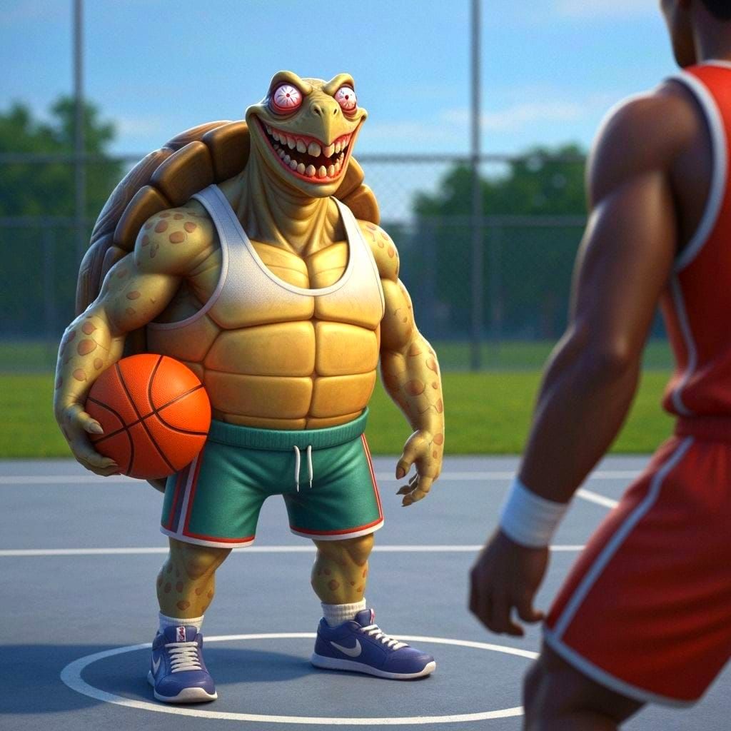 "So you think you can beat me, punk?"