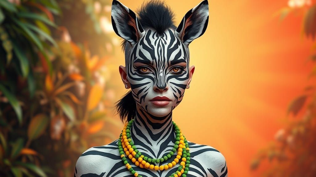 A full-length image of a beautiful, young Caucasian woman wh...