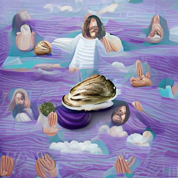Clam with Human Face: Religious Surrealism