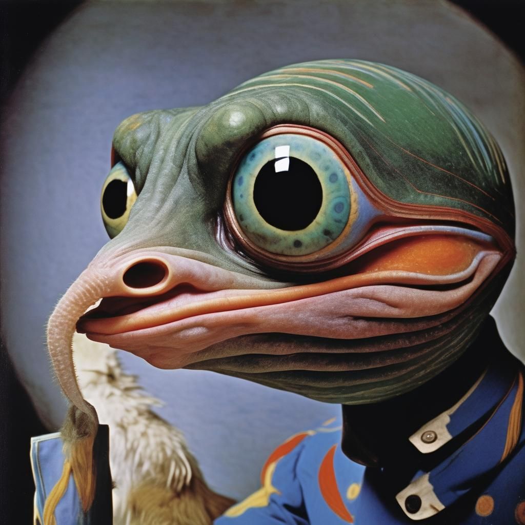 Alien Party: Hyperrealistic Celebration of Otherworldly Bein...