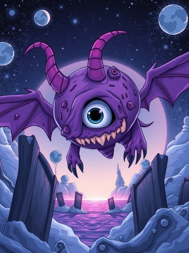 One Eyed, One Horned
💜As close as it gets 😆💜