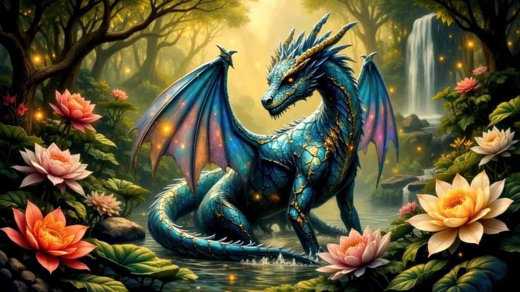 <lora:Blotched Flux:1.0> <lora:-Enigma-:1.0>dragon