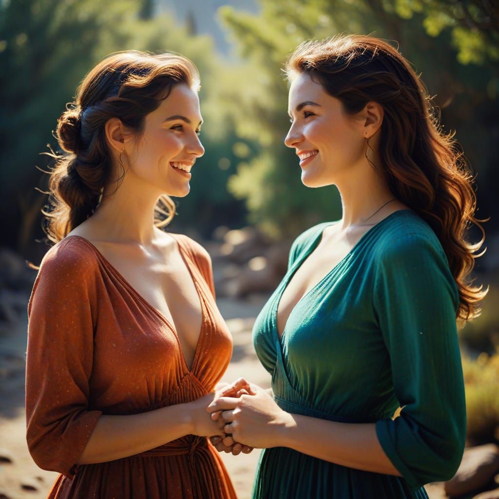 Smiling Women in Hyperrealistic Portrait Photography