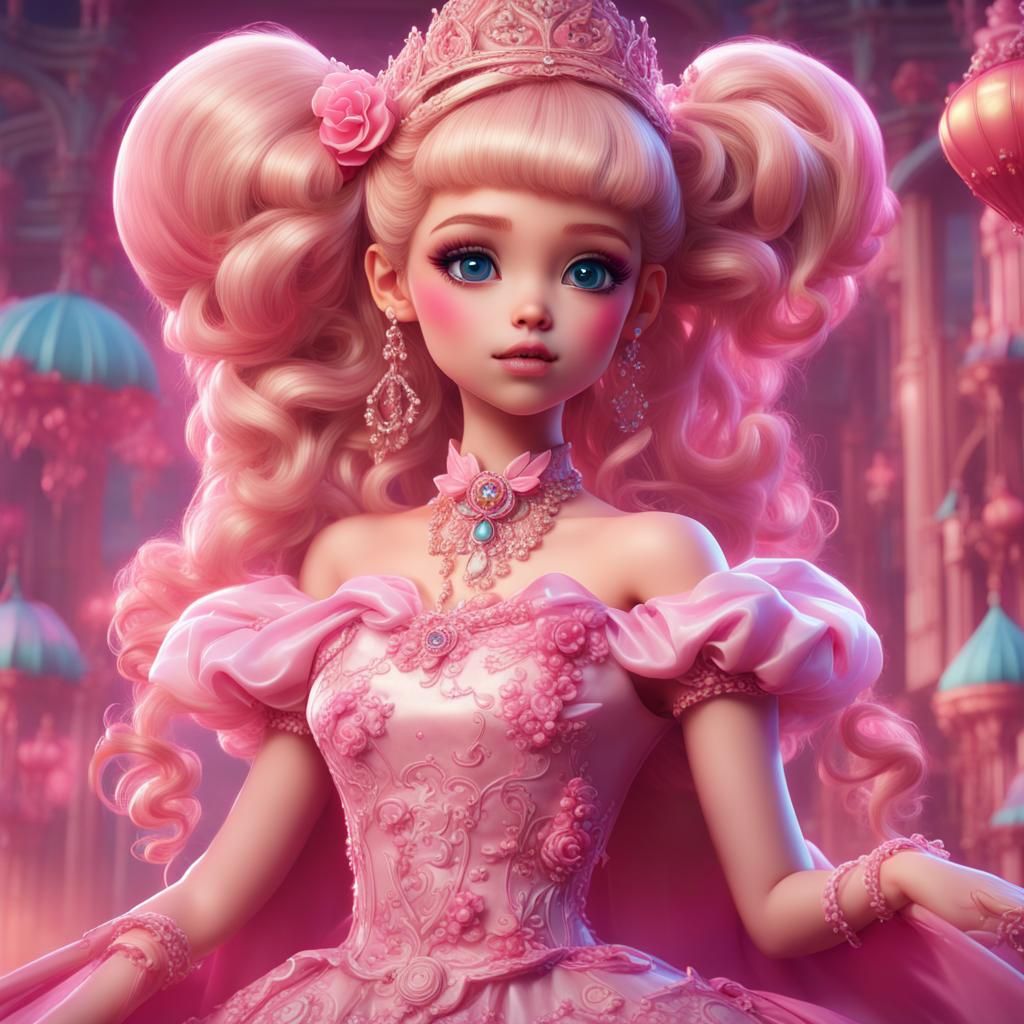 Girly Boy as Barbie Princess in Kawaii Fashion
