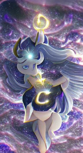 Ethereal Celestial Being in Digital Art