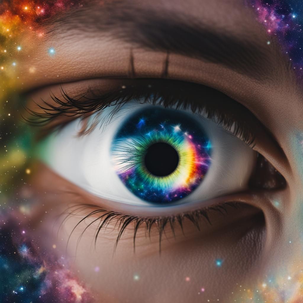 Cosmic Eye: A Galaxy Within