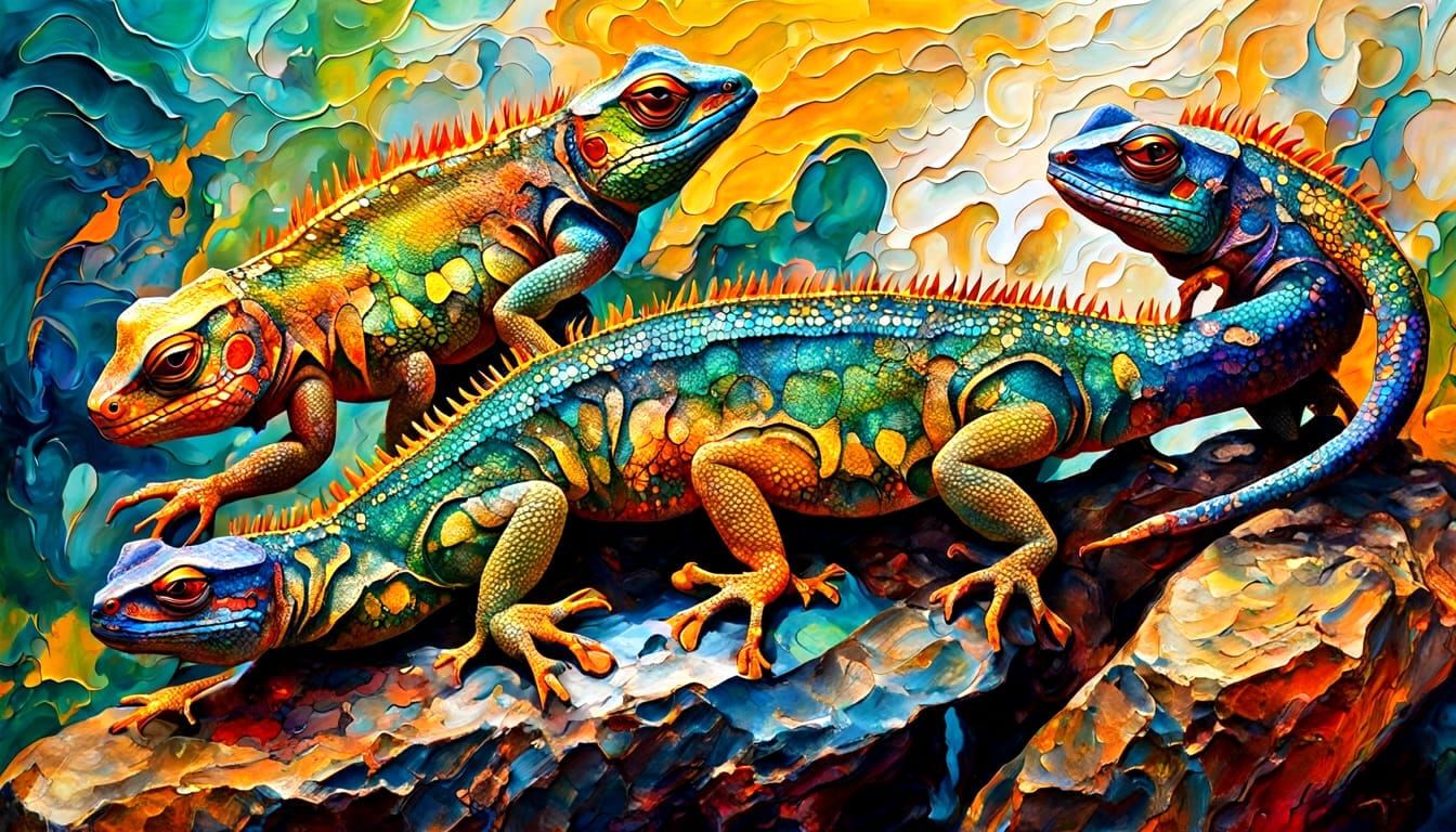 Lizards with only 4 legs