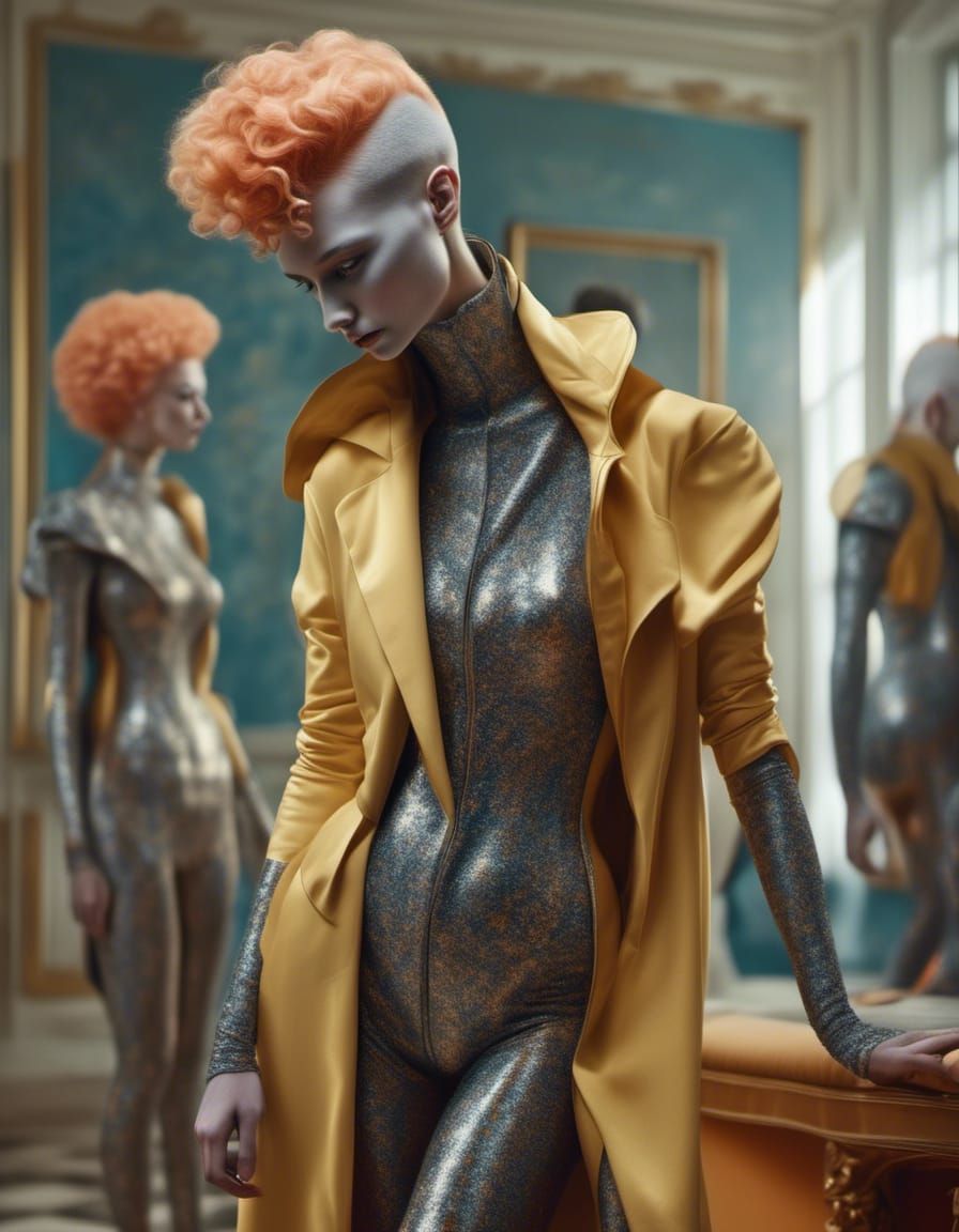 Art History Characters' Hyperrealistic Party