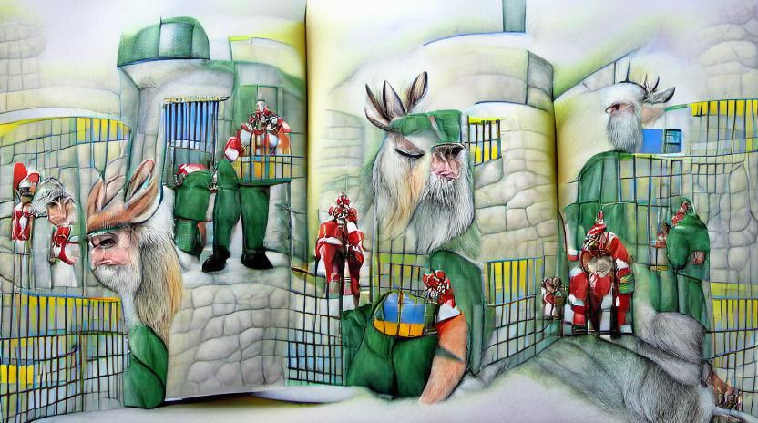 Santa Claus Behind Bars: A Holiday Paradox