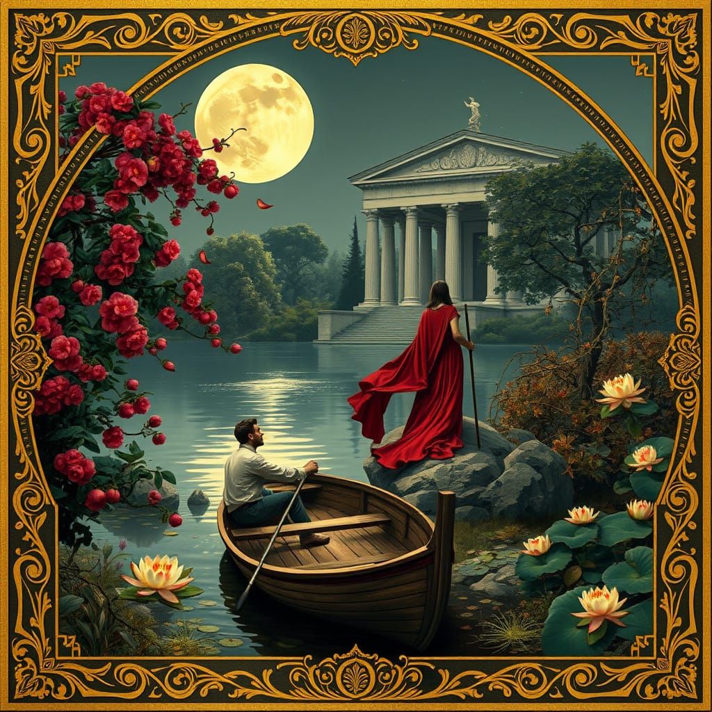 A Gentle Encounter Under the Full Moon