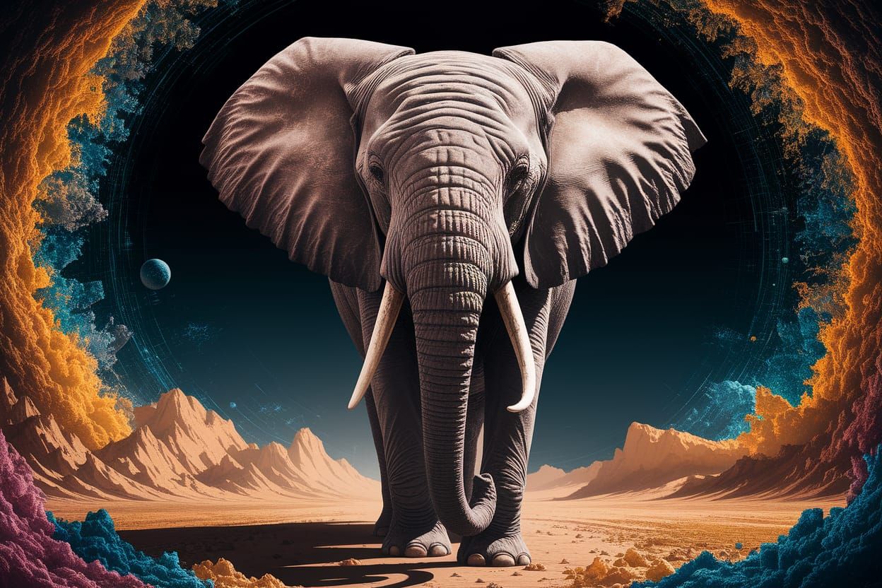 Pointillist Masterpiece of Cosmic Collapse