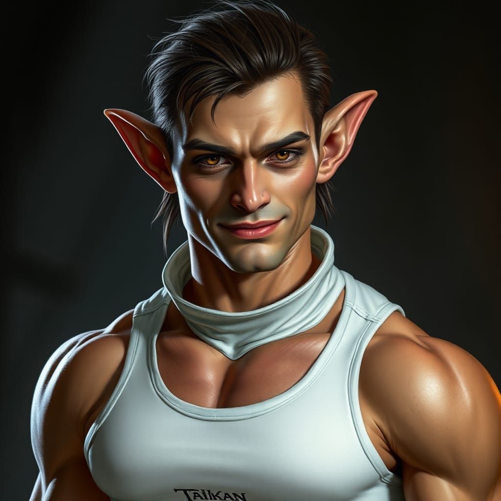 Handsome Goblin Man with Androgynous Beauty