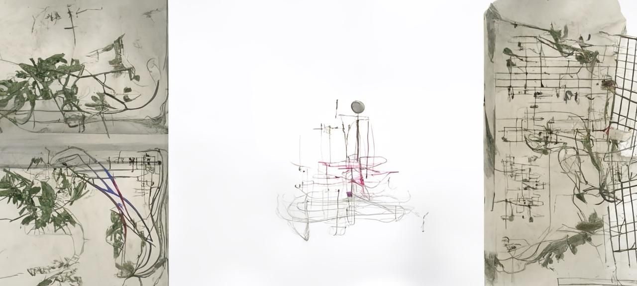 Complex Diagram of Music, Anatomy and Math in 3D