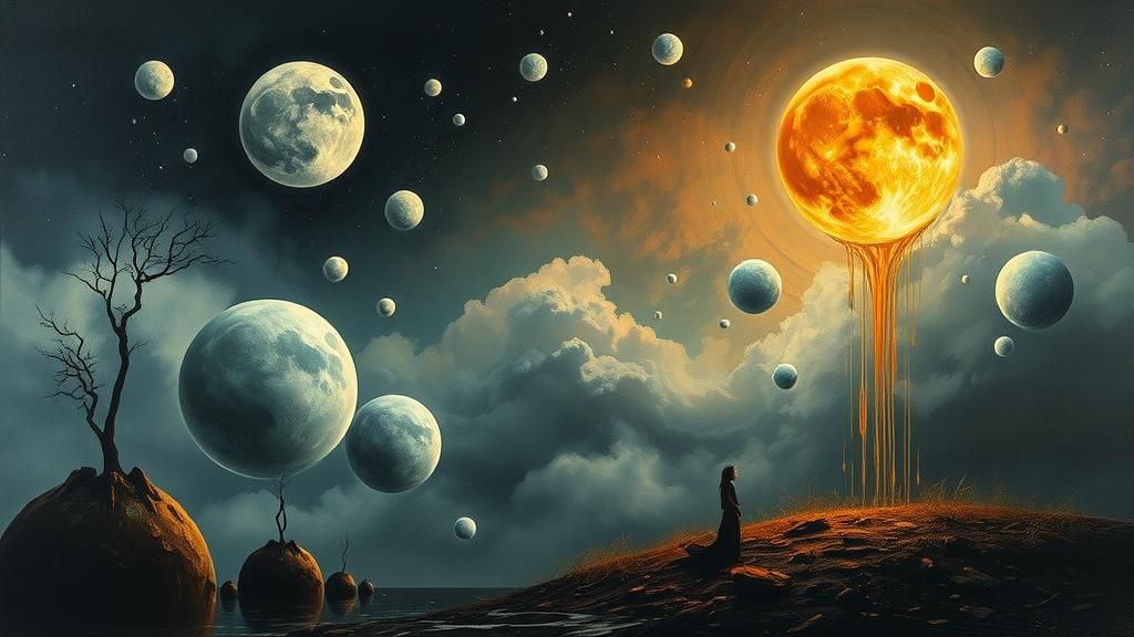 Surreal Dreamscape in Dark Atmospheric Style