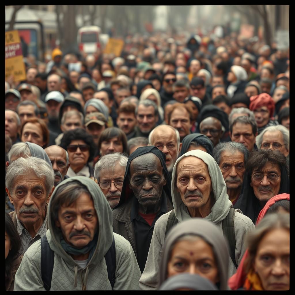 A Crowd of People in Medieval Garb