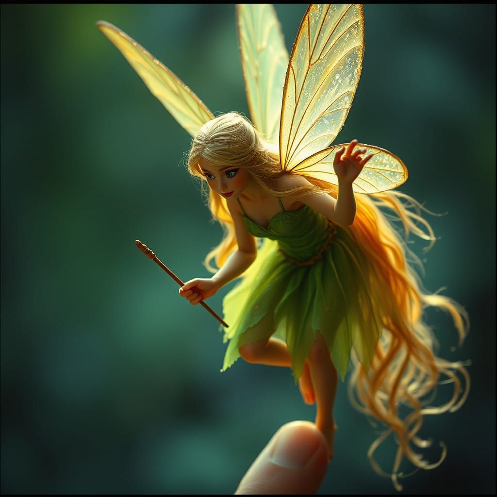 Ethereal Fairy in Cinematic Lighting