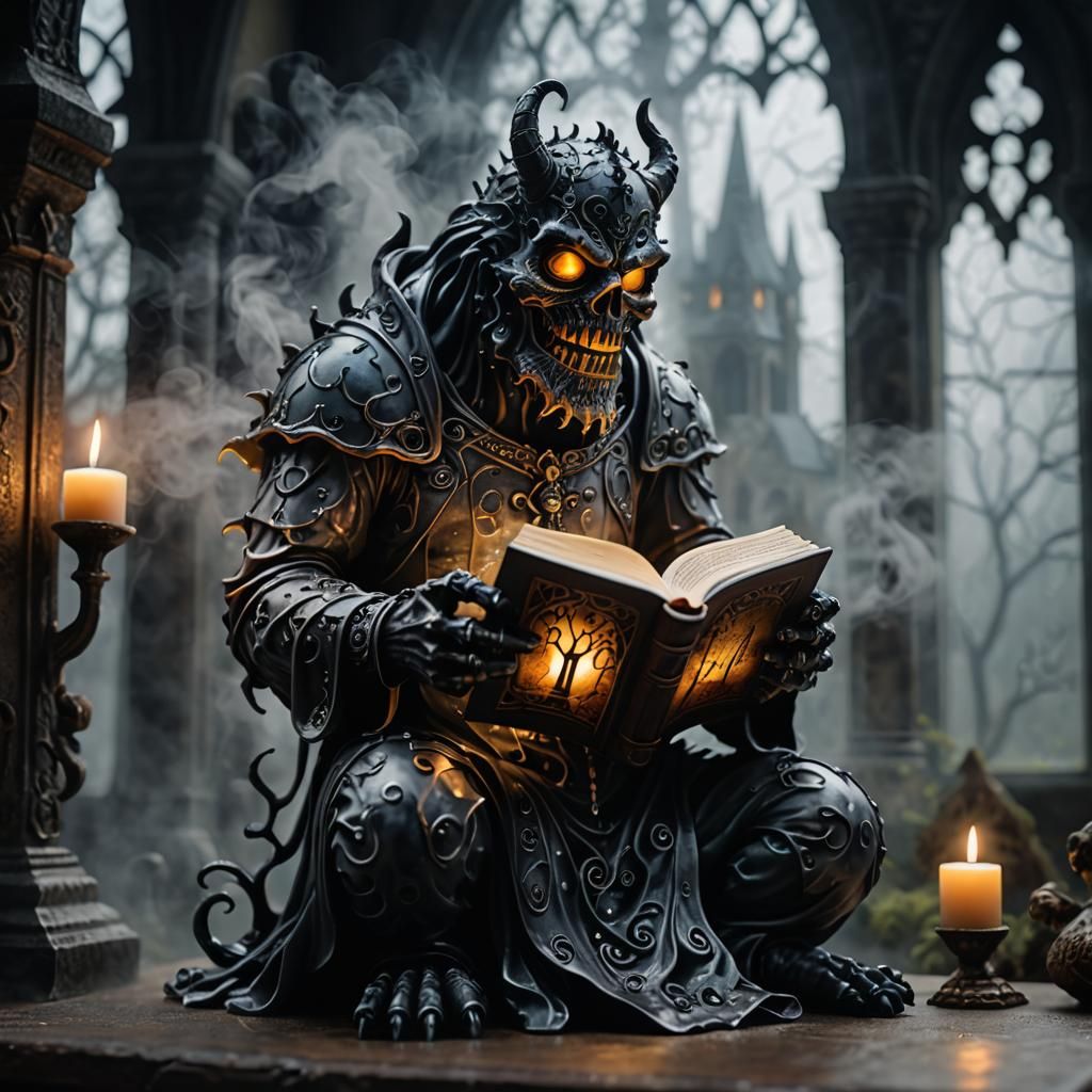 Glass Monster Reads in Gothic Graveyard