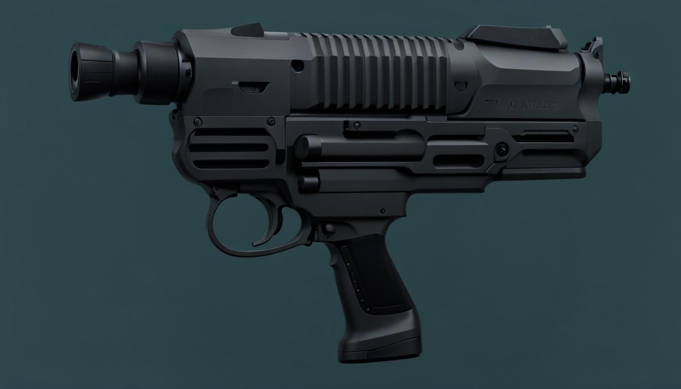 High-Quality Sci-Fi Pistol Design Concept