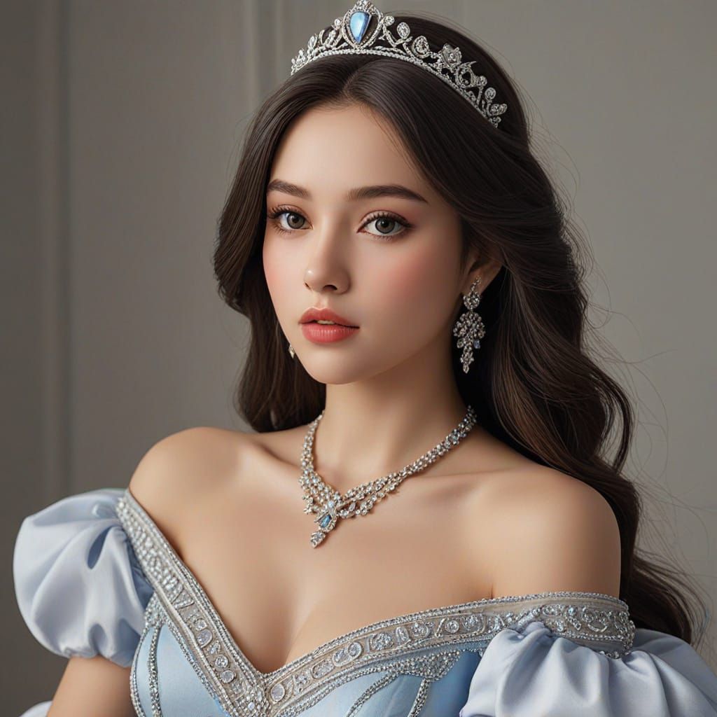 Vibrant Princess Portrait in Ultra-High Definition