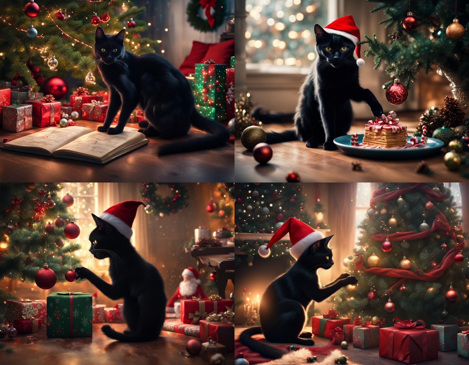 Black Cat's Christmas Feast: Elf on the Shelf