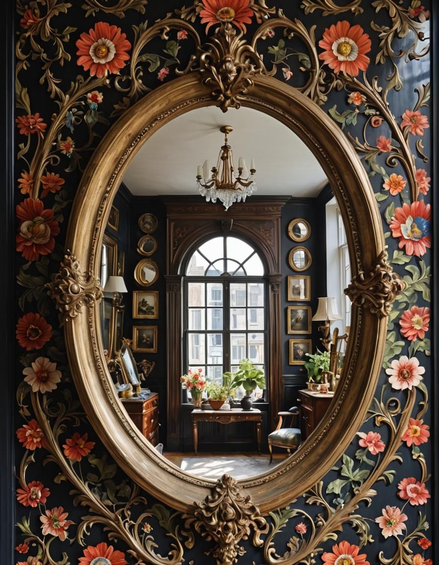 Realistic Mirror Reflecting Window in Symmetry