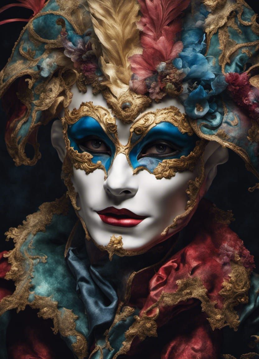Venetian carnival mask for male