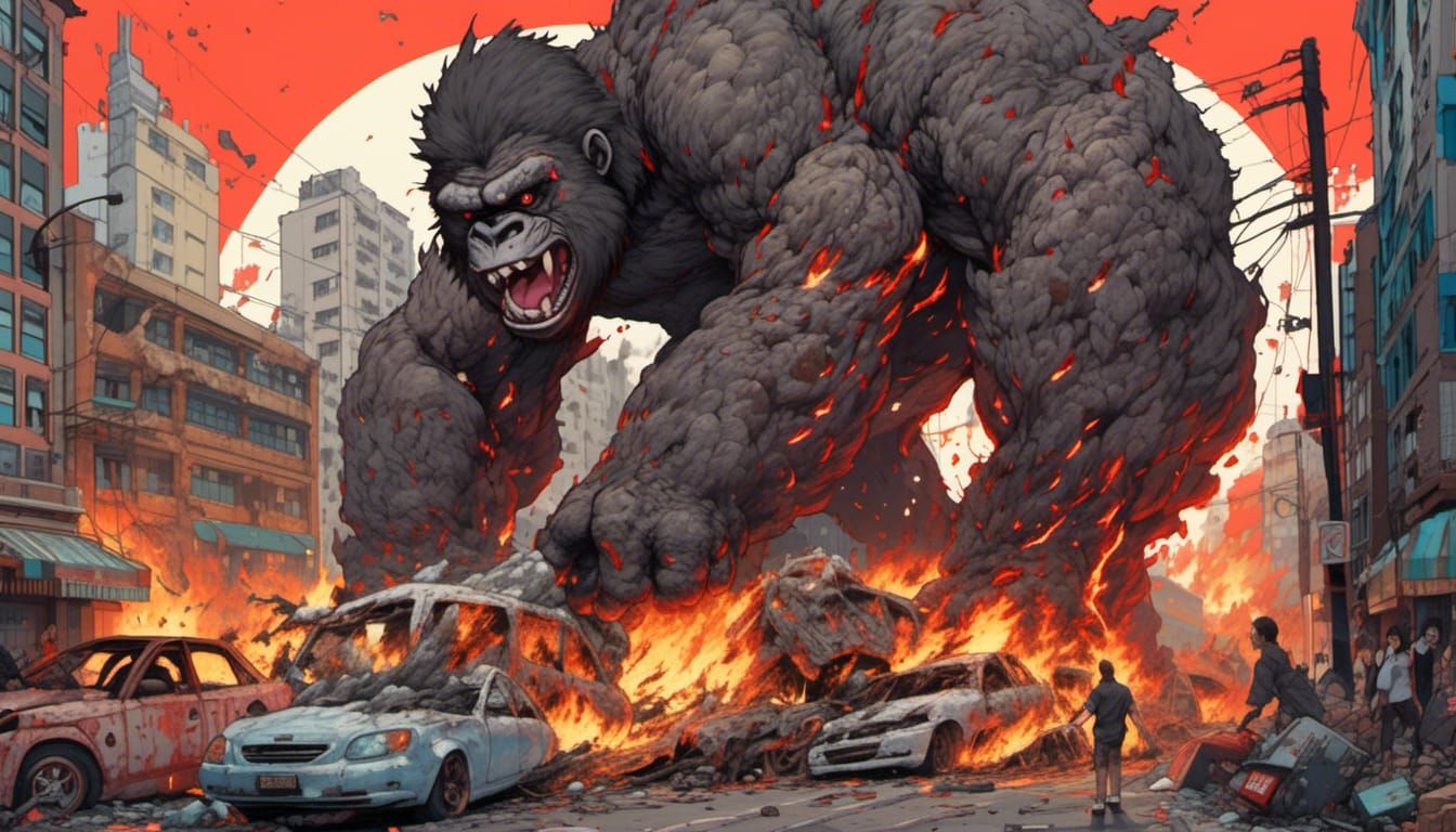 Speed Racer's monkey roid rampage in Tokyo