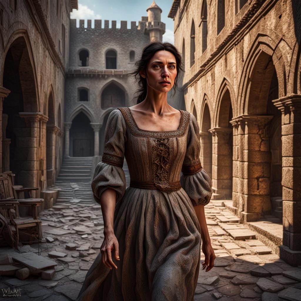 stunning peasant woman