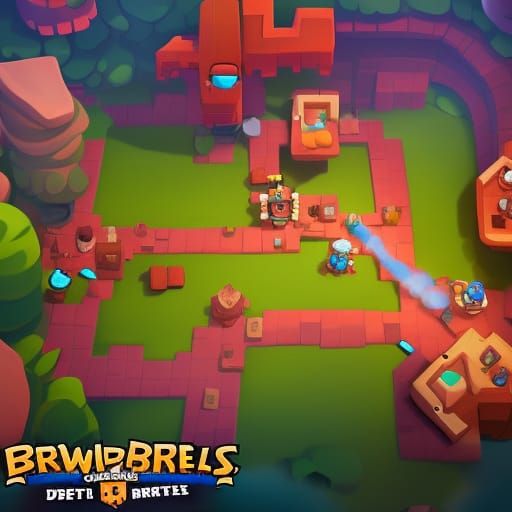 Brawl Stars Detailed Matte Painting