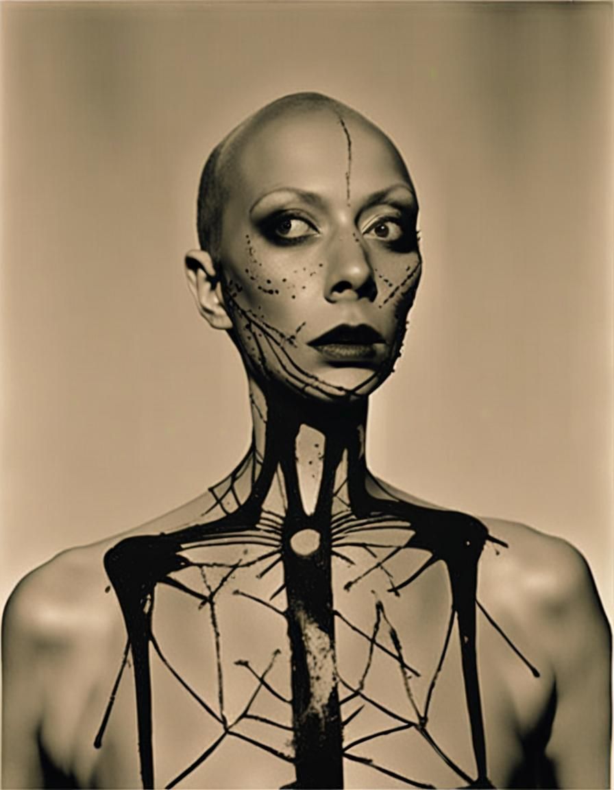 Surreal Silenced Insect in Dada Photographic Style