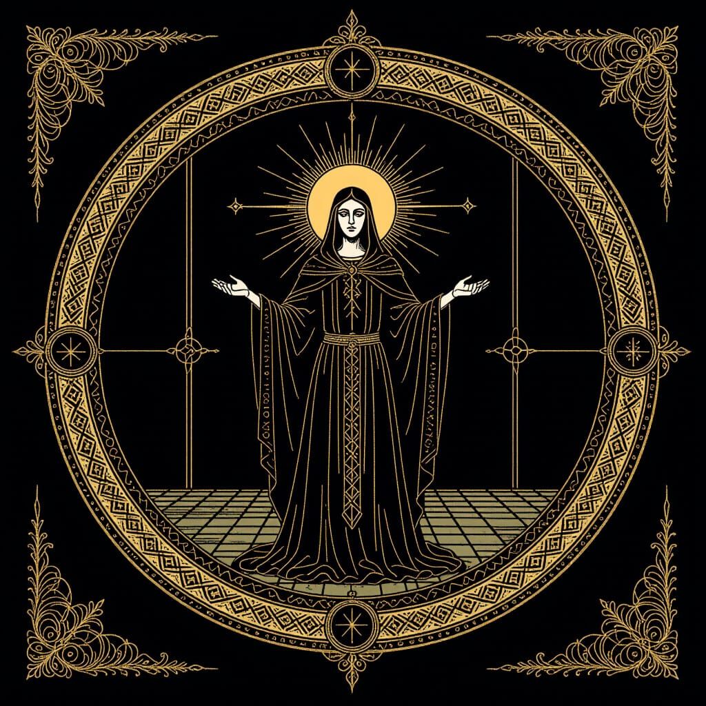 Enochian Magic: Temple Ritual with Black Mirror