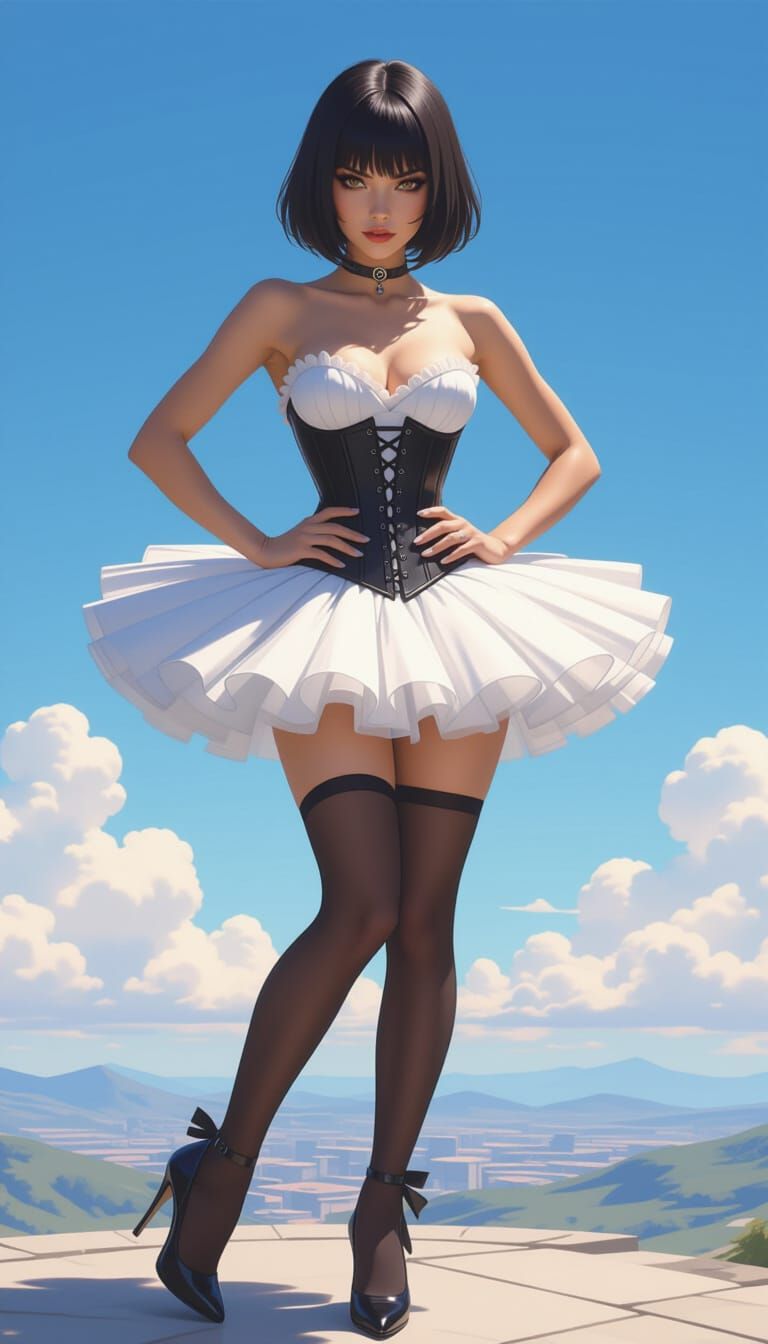 Latina Hip-Hop Star in Artgerm Style