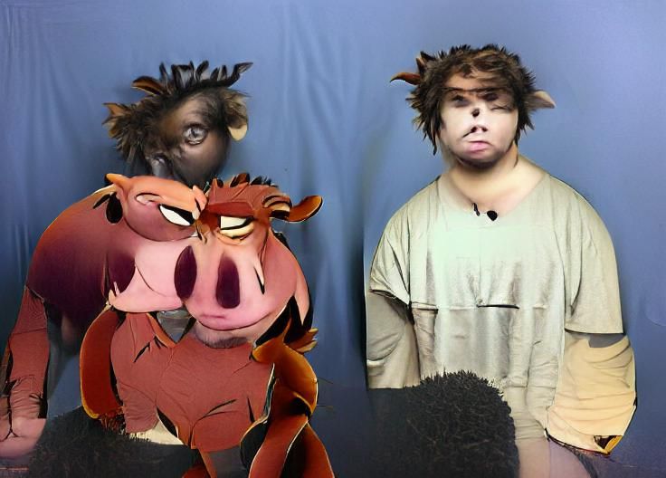 Timon and Pumbaa: The Mugshot