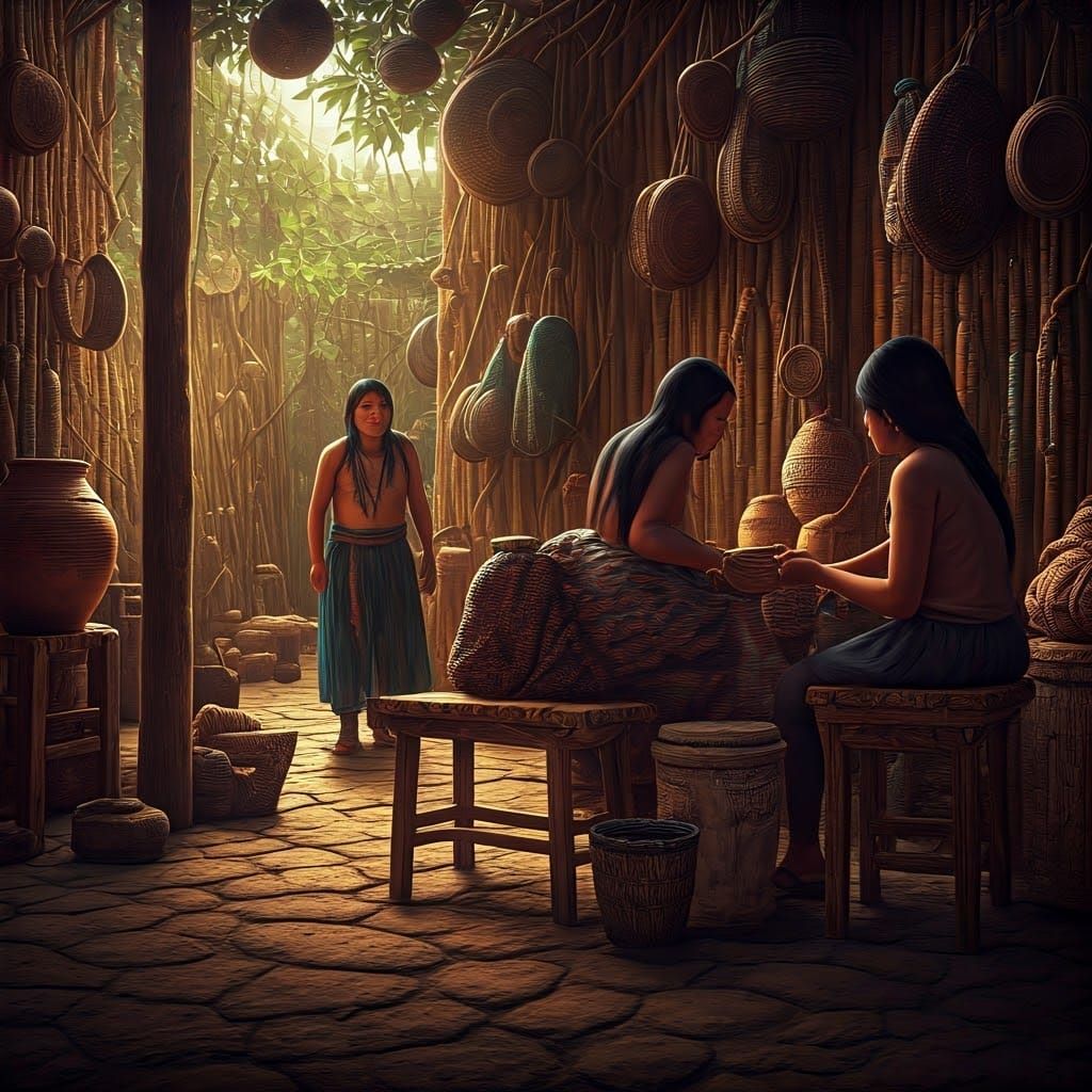 Daily Life at Tajin, Papantla, Veracruz